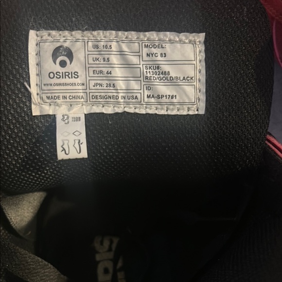 Osiris Men's Red and Black High-Top Sneakers
These are brand new, never worn!! - Picture 3 of 4